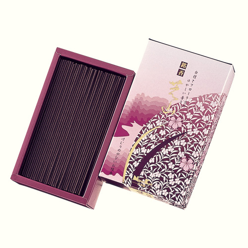 銘香芝山絵ろうそく桔梗セット
