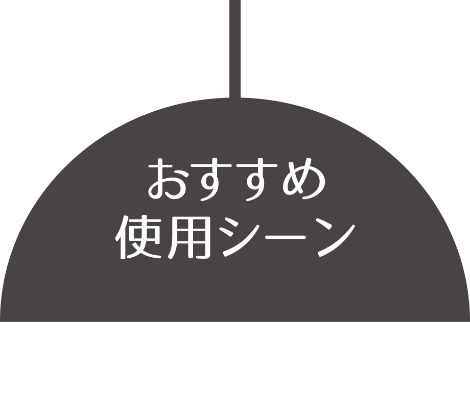 おすすめ使用シーン