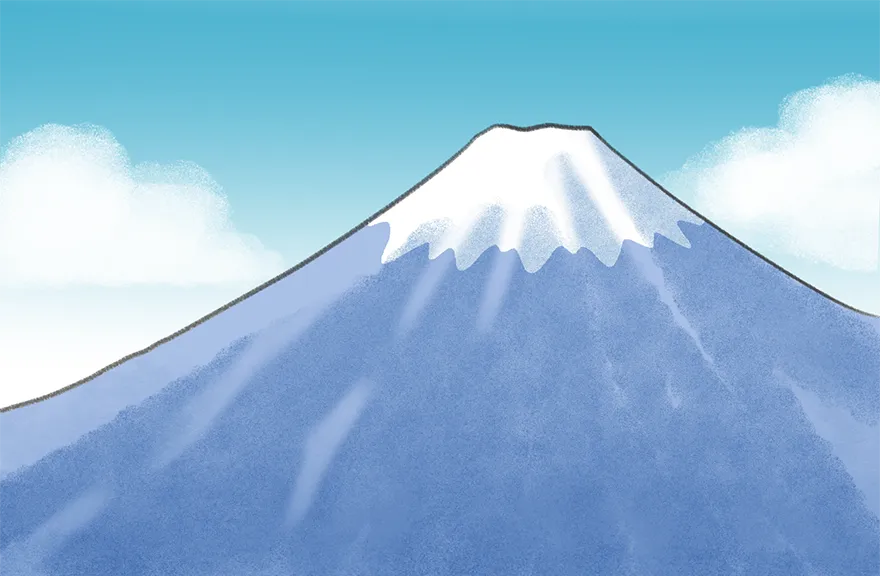 青雲のパッケージのデザインは富士山。