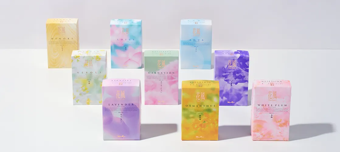 ご家庭用お線香「花風」がリニューアルします