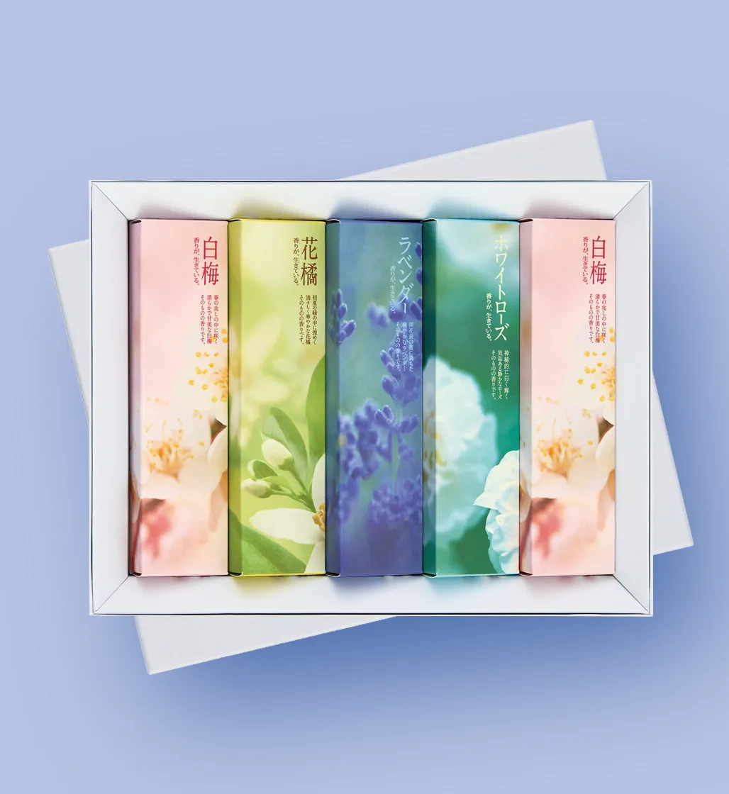 花の香り5箱入り　ギフト