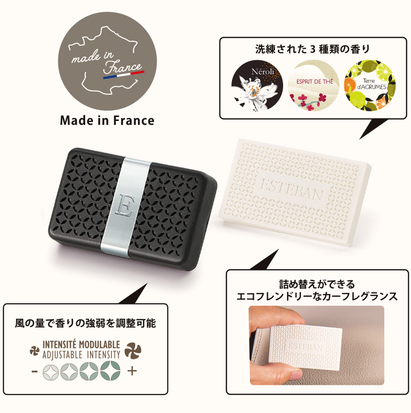 エステバン｜カーフレグランスの特徴