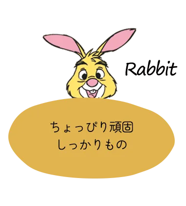 ラビット　ちょっぴり頑固しっかりもの