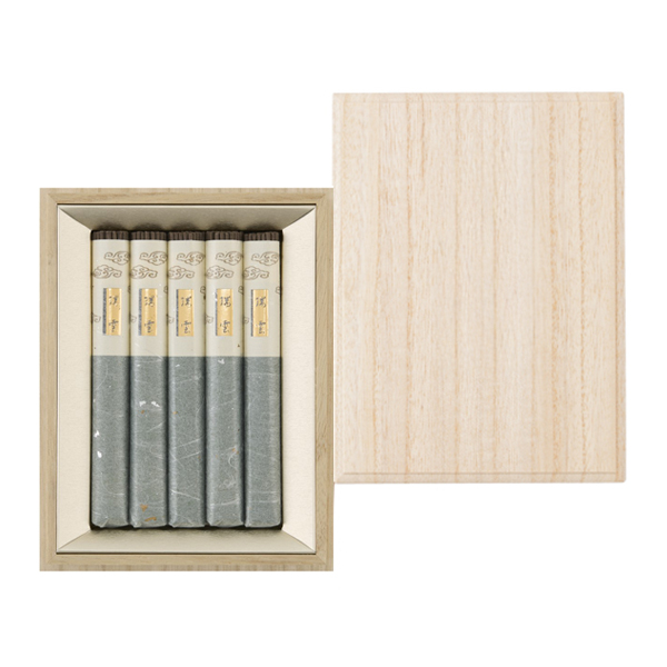 線香　瑞雲　桐箱短寸5入